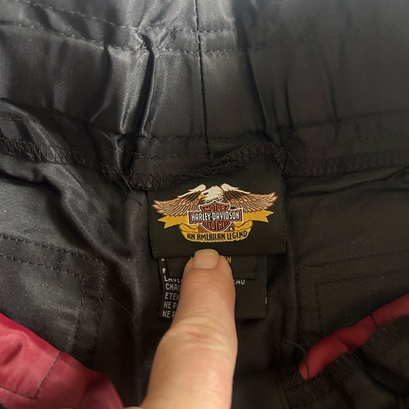 Harley-Davidson Black Cargo Pants with Durable Fabric Sz 4 - Picture 3 of 8